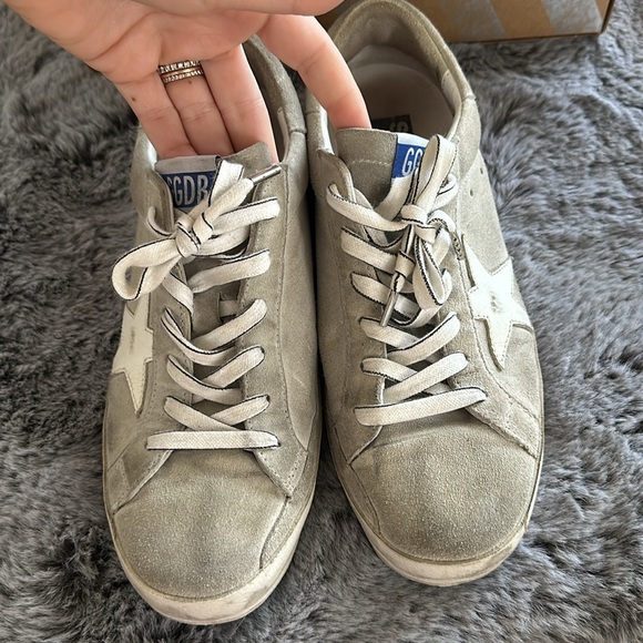 Grey suede and white Golden Goose Sz 9 - Picture 5 of 7
